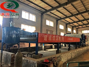 濰坊壽光洗砂帶式污泥壓濾機(jī)安裝現(xiàn)場