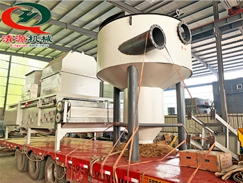 發(fā)往青?？蛻艮D(zhuǎn)鼓濃縮脫水一體機(jī)鐘式旋流除砂機(jī)